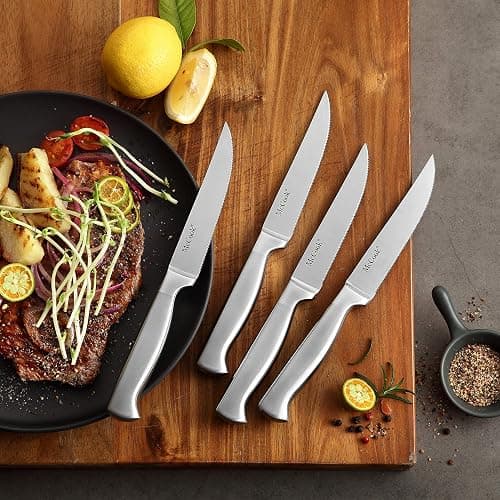 McCook® Knife Sets, German Stainless Steel Knife Block Sets with Built-in Sharpener thumbnail 6