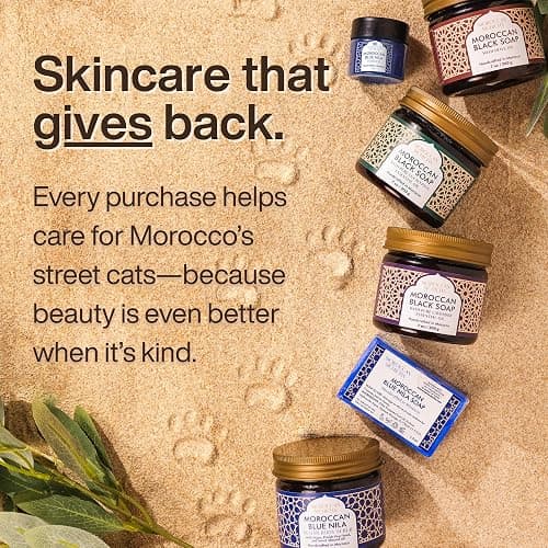 Moroccan Mchicha Moroccan Nila Powder for Skin, Nila Mask with Instructions, Moroccan Skin Care, 30 grams thumbnail 6