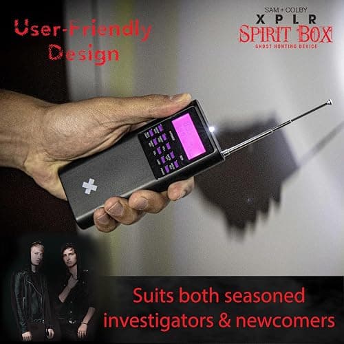Sam and Colby XPLR Spirit Box | Paranormal Detection Equipment; Haunted Survival; Ghost Hunter Scanner; EMF and EVP Detector; Comprehensive Tool for Spirit Communication thumbnail 4