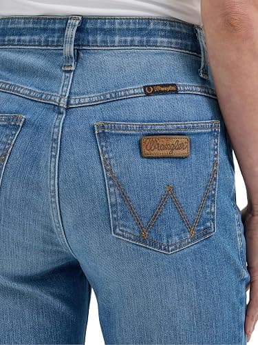 Wrangler Womens Women's Willow Mid Rise Performance Waist Boot Cut Ultimate Riding JeanJeans - 29-32 - Sophia thumbnail 4