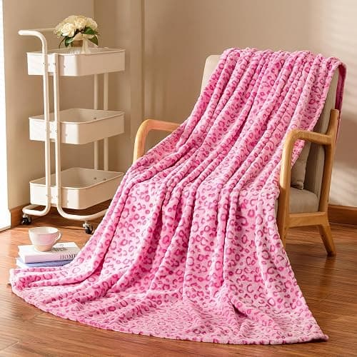 pink cheetah blanket ( main want ) - Image 1