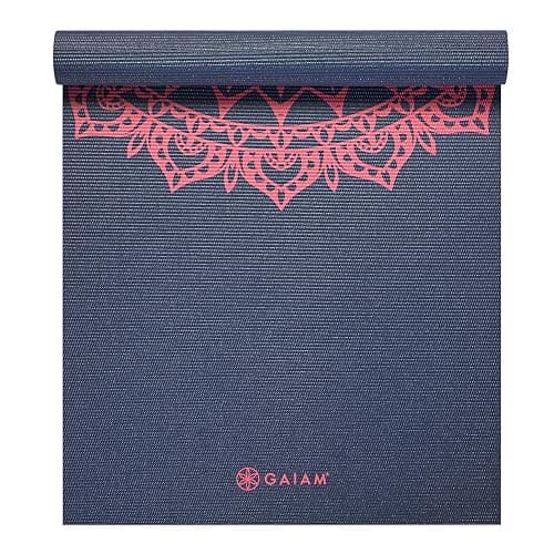 Gaiam Print Yoga Mat, Non Slip Exercise & Fitness Mat for All Types of Yoga, Pilates & Floor Exercises thumbnail 2