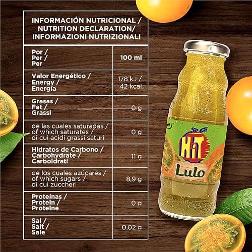 HIT Jugo Sabor Lulo 237 ml. - 6 Pack/Juice Lulo Flavor 8 fl. oz. - 6 Pack. thumbnail 2