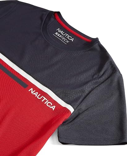 Nautica Mens Nautica Men's Navtech Colorblock Tee thumbnail 3