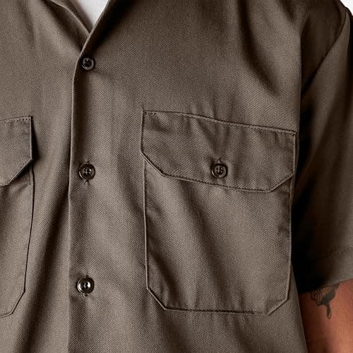 Dickies Men’s Short Sleeve Work Shirt – Durable Twill Button Down Shirts for Men, Lightweight Uniform for Daily Wear thumbnail 7