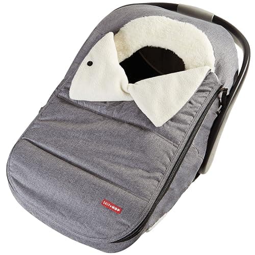 Skip Hop Winter Car Seat Cover, Stroll & Go, Heather Grey 16x3x27 Inch (Pack of 1) - Image 1