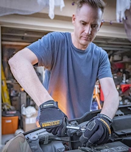 Ironclad General Utility Work Gloves GUG, All-Purpose, Performance Fit, Durable, Machine Washable (1 Pair) Black thumbnail 7