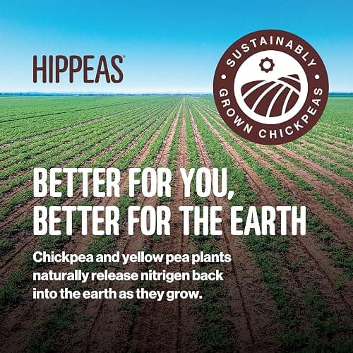 HIPPEAS Chickpea Puffs, Groovy White Cheddar, Gluten Free Snacks, Dairy Free, Vegan, 0.8oz, Pack of 18, 3g Protein, 2g Fiber, Crunchy, Nutritious, Baked Plant Protein Snack, Non-GMO, Kosher thumbnail 6