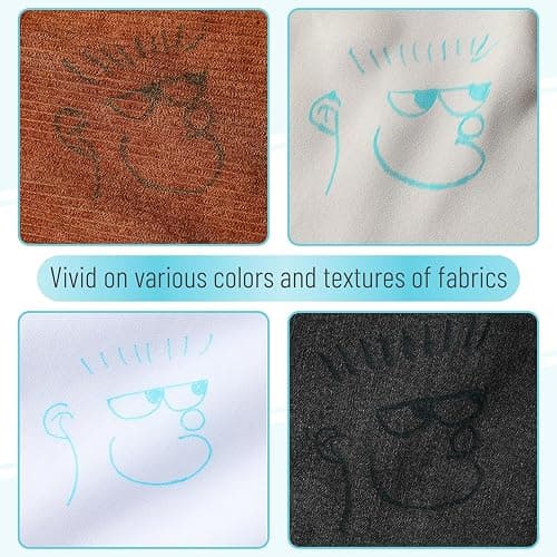 Mr. Pen- Fabric Markers for Sewing, 5 Pack, Blue, Erasable, Water Soluble Fabric Marker, Fabric Pens for Sewing Erasable, Washable Fabric Marker, Water Soluble Pen, Fabric Marking Pens for Sewing thumbnail 4
