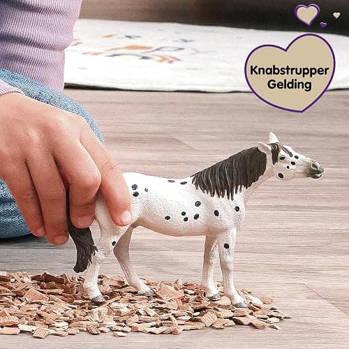 Schleich Horse Club - Knabstrupper Gelding Figure - Realistic Horse Toys for Girls and Boys - Equestrian Imaginative Play Figurines - Kids Ages 5+ | 14916 thumbnail 4