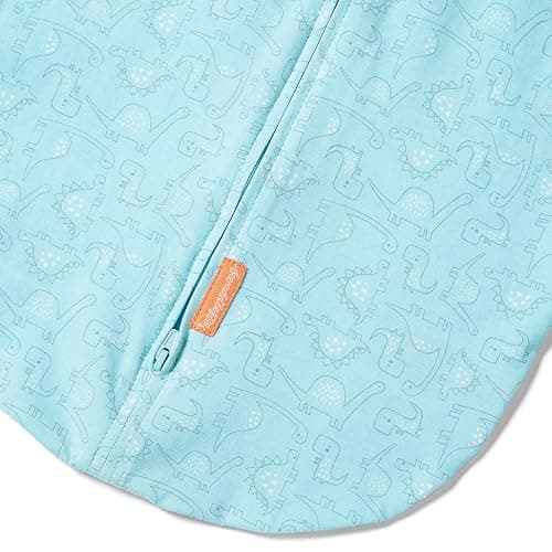 SwaddleMe by Ingenuity Compression Swaddle Pod, Two-Way Zipper for Easy Changes, Improves Sleep & Calms Startle Reflex, 0-2 Months, 2-Pack - Dino Jam - Dino Jam thumbnail 14