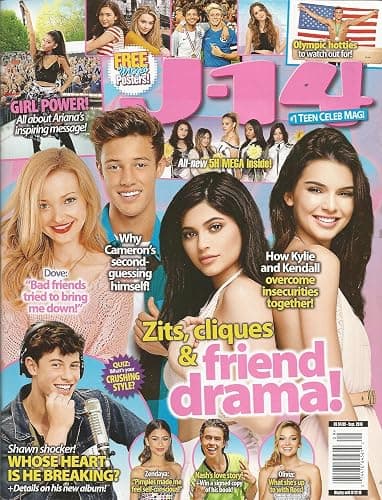 J-14 Magazine (Kylie and Kendall Jenner Cover, September 2016) - Image 1
