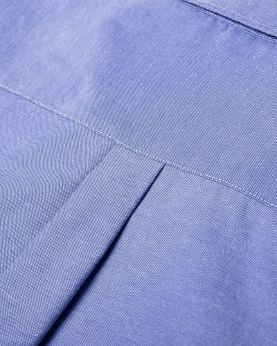 Alimens & Gentle Mens Solid Oxford Shirt Long Sleeve Dress Shirt Work Casual Button Down Shirts with Pocket thumbnail 5