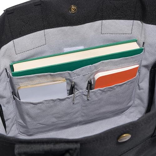 Carhartt Vertical, Durable Water Resistant Tote Bag with Snap Closure thumbnail 4