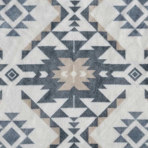 Wrangler - Blanket, Soft & Reversible Flannel Bedding, Yellowstone Inspired Throw Blanket for Couch or Bed (Dakota Grey, 60" x 70") thumbnail 7