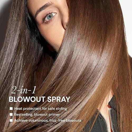 L'ANGE HAIR Glass Hair Thermal Blowout Primer | Heat Protectant Spray for Frizz Control & Shine | Blow Dry Support Styling Mist | For All Hair Types | 5 fl oz thumbnail 6