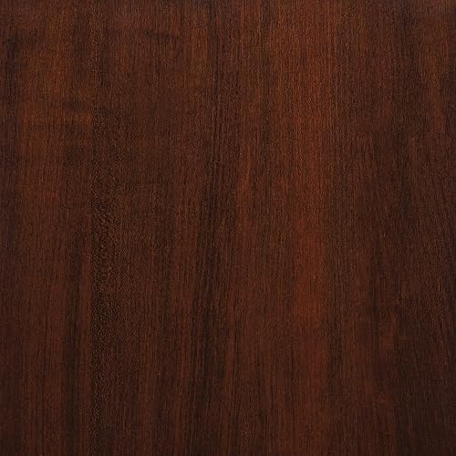 Sauder Palladia Office Desk with Drawers, Executive Desk with File Cabinet Storage, Cable Management, Keyboard Tray, in Select Cherry Finish thumbnail 6