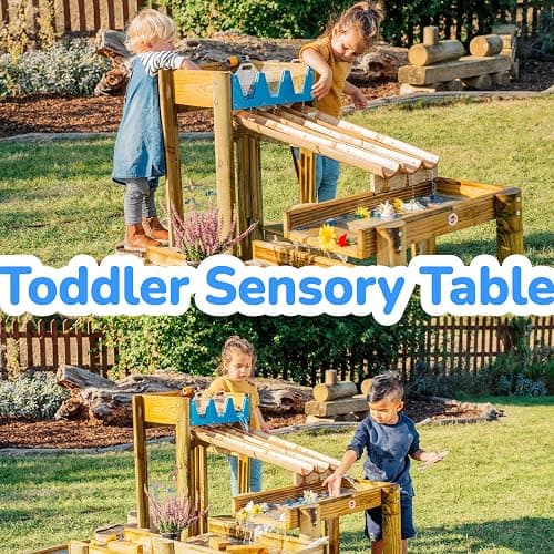 Plum Discovery Wooden Water Run Table for Kids, Toddler Toys, Sensory Activity Table, Outdoor Playset, Painting Easel, Storage Box, Easy to Clean, Durable, Weatherproof, Gift for Ages 3+ Yrs thumbnail 4