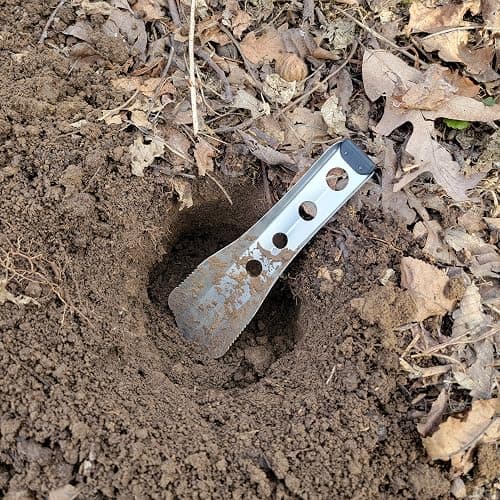 BoglerCo Ultralight Backpacking Trowel, 0.48 oz (13.5g) Black thumbnail 5