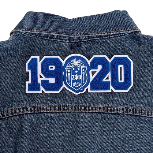 Desert Cactus Zeta Phi Beta Divine 9 Patch Sorority Embroidered Appliqué Sew or Iron On Blazer Jacket Bag (Felt Letterman Patch) thumbnail 5