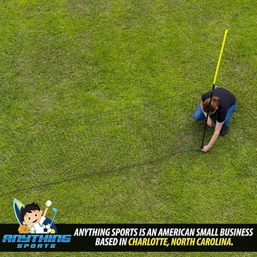 Anything Sports Baseball, Mini Baseball, Softball Fence. 100 FT of 5 FT Tall Fencing with Foul Poles thumbnail 7