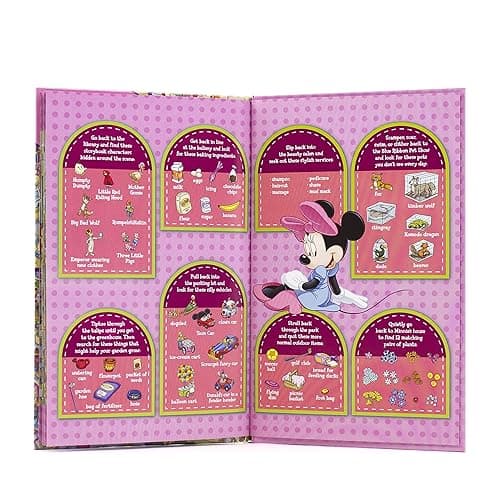 Disney Minnie Mouse - Little Look and Find Activity Book - PI Kids - Hardcover thumbnail 4