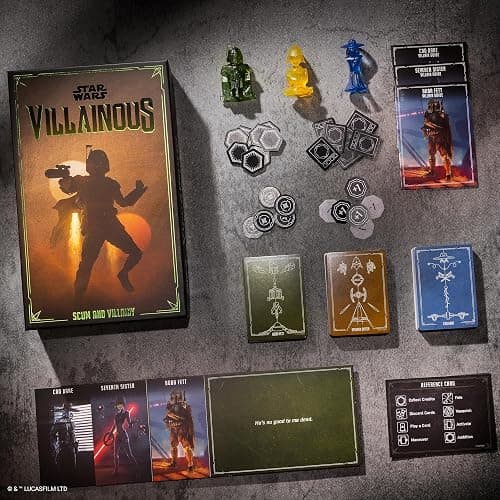 Star Wars Villainous: Scum and Villainy - Engaging Strategy Board Game | Perfect for Ages 10 & Up | Unique Villain Abilities | Compatible with Star Wars Villainous Games thumbnail 5