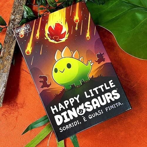 Asmodee – HAPPY LITTLE DINOSAURS – Carte da Gioco Strategico | Divertente Gioco da Tavolo Competitivo su Estinzione e Dinosauri – 2-4 Giocatori – 8+ Anni – 30-60 Minuti – Edizione Italiana thumbnail 2