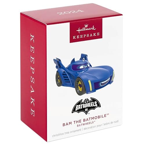 Hallmark Keepsake Christmas Ornament 2024, DC Batwheels Bam the Batmobile, Gifts for DC Comics Fans thumbnail 5