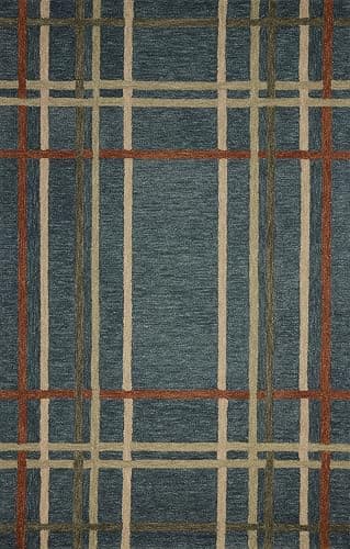 Loloi Magnolia Home by Joanna Gaines Waylon Collection WAY-01 Denim/Multi 5'-0" x 7'-6" Area Rug thumbnail 2