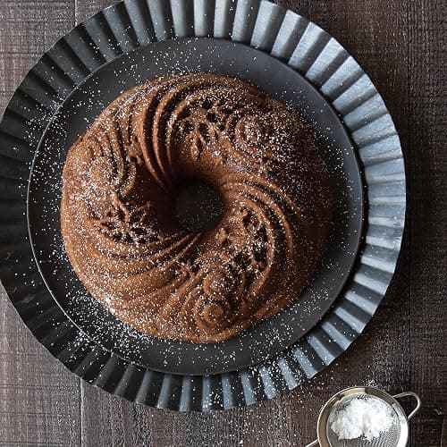 Nordic Ware Let It Snow Bundt, Silver, 10-Cup Capacity thumbnail 6