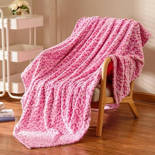 pink cheetah blanket ( main want ) thumbnail 2