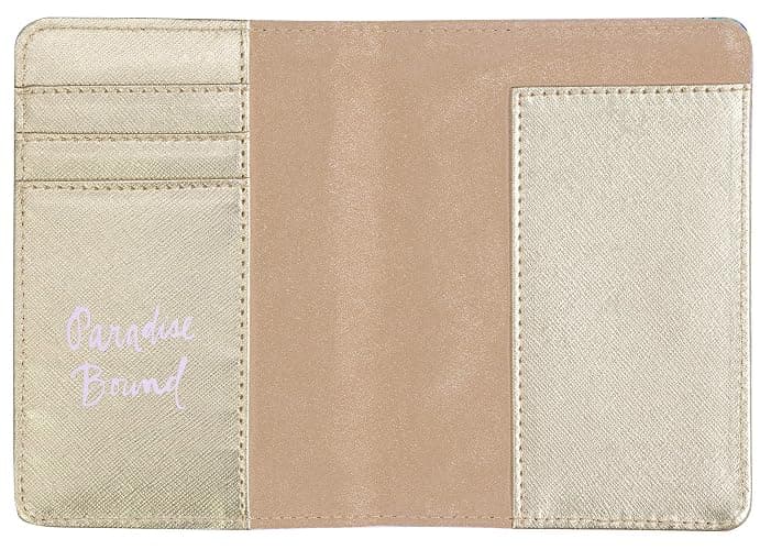 Lilly Pulitzer Vegan Leather Passport Holder, Cute Passport Cover, Travel Wallet with Credit Card Slots, Swizzle In thumbnail 3