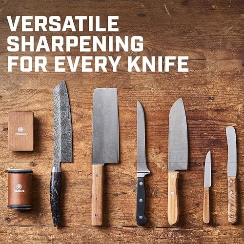 Tumbler Rolling Knife Sharpener Set - Knife Sharpening Made Easy - Starter Set (Complete Gift Set) thumbnail 5
