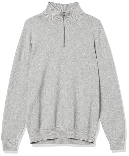 Amazon Essentials Men's 100% Cotton Quarter-Zip Sweater thumbnail 5
