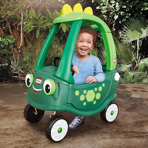 Little Tikes Cozy Coupe Dinosaur – Amazon Exclusive Large, Green thumbnail 2