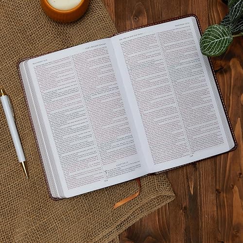 KJV Holy Bible: Gift and Award, Pink Leather-Look, Red Letter, Comfort Print: King James Version thumbnail 9