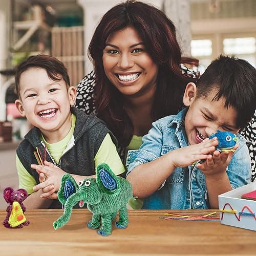 Wikki Stix Big Count Box, 468 13 Colors in Cool Storage Box with a 12 Page idea Booklet, Made in The USA thumbnail 5