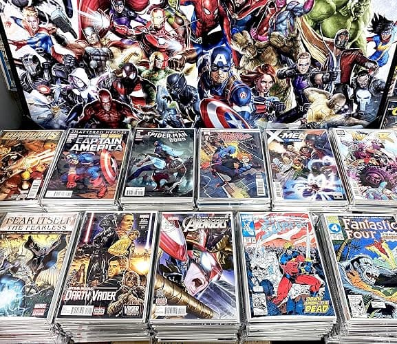 Premium Comic Books Gift Pack - 24 Collection - MARVEL ONLY - Superheroes Comics Grab Bag - Image 1