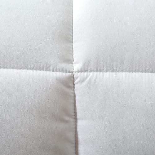 Dorrin Nessin Queen Size Down Alternative Comforter All Season Duvet Insert(White,90x90)-Ultra Soft Double Brushed Microfiber Quilt Cover, Classic Box Stitched with 8 Corner Tabs thumbnail 9