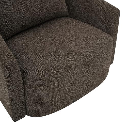 CONG HOME Oversized Boucle Swivel Accent Chair, 40" Wide Upholstered Armchair,5Colors (2, Tan) thumbnail 8