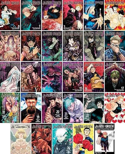 Jujutsu Kaisen Complete Collection (29 Books) Manga Series Set (Vol. 0-27 + Guide) - Image 1
