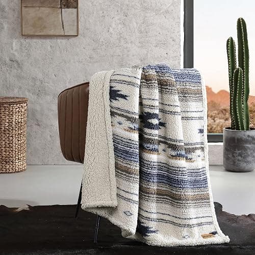 Wrangler Throw Blanket Ultra Soft Plush Home Decor, 50" x 60", Coyote Sands Brown - 50" x 60" - Coyote Sands Brown thumbnail 2
