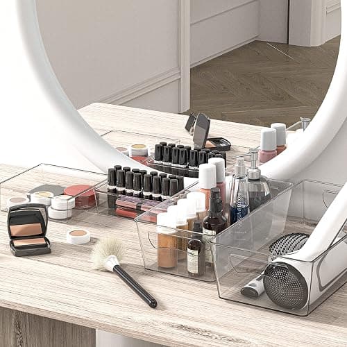 Simple Houseware Pantry Bins Storage Organizer, 8 Packs (4 Medium & 4 Large) thumbnail 5