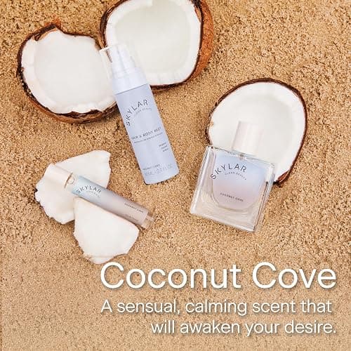 Skylar Coconut Cove Hair & Body Mist | Hypoallergenic & Clean Fragrance | Vegan, Cruelty Free, and Safe For Sensitive Skin | 80 ML, 2.7 Fl Oz thumbnail 6