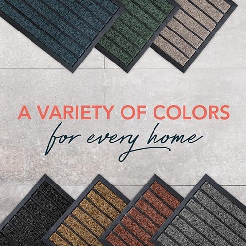 ubdyo Extra Durable Door Mat Outside Entrance (30" x 17", Bright Brown) | Dirt Trapping, Non-Slip Backing, Indoor or Outdoor Use, Welcome Mat, Low Profile, Natural Rubber, Stain Fade Resistant thumbnail 8