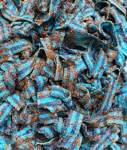 Lilys Chilies, Sour and Chili Chewy Candy (Chili Blueberry Belts) thumbnail 3