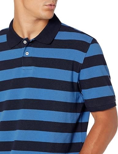 Amazon Essentials Men's Regular-Fit Short Sleeve Cotton Pique Polo Shirt (Available in Big & Tall) thumbnail 5