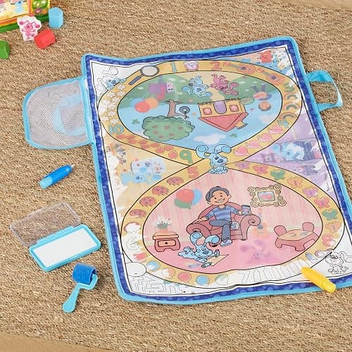 Melissa & Doug Blue's Clues & You! Water Wow! Activity Mat (20 Inches x 30 Inches) with Reusable Water Reveal Surface thumbnail 9