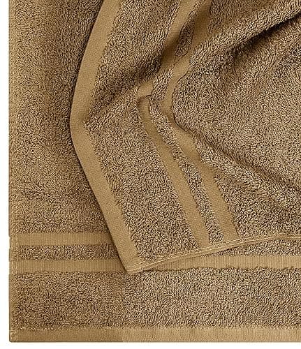 Utopia Towels Cotton Bleach Proof Salon Towel 16 by 27 inches, Bleach Safe Gym 100% Cotton Hand Towel, 24 Pack, Camel thumbnail 9